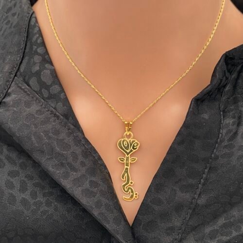 عقد حبي ذهب عيار 21 الوزن 2.02 جرام