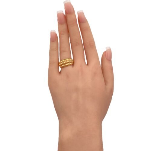 خاتم ذهب عيار 21 الوزن 3.12 جرام