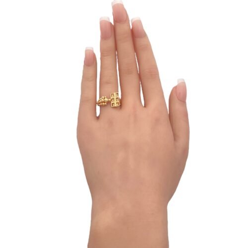 خاتم ذهب عيار 21 الوزن 3.01 جرام