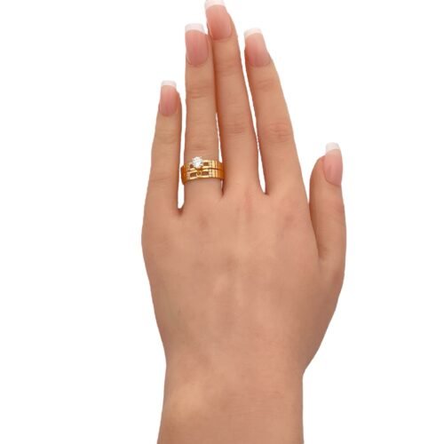 تونز ذهب عيار 21 الوزن 3.60 جرام