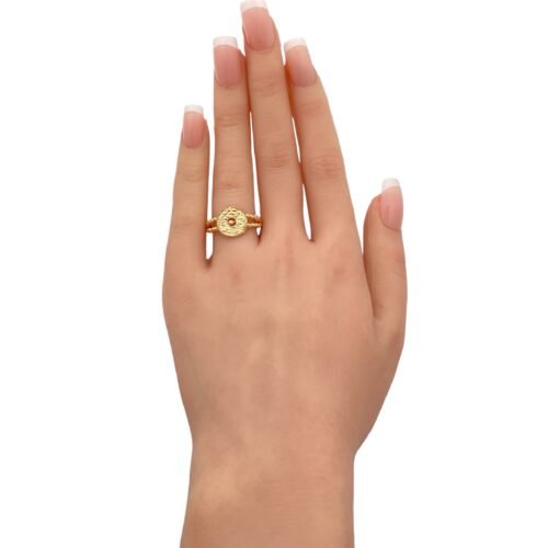 خاتم ذهب عيار 21 الوزن 2.42 جرام