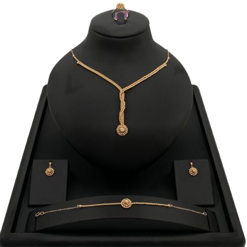 طقم ذهب عيار 21 الوزن 15.89 جرام