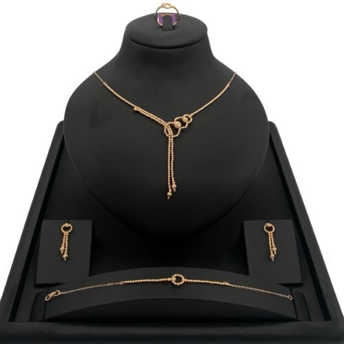 طقم ذهب عيار 21 الوزن 15.31 جرام