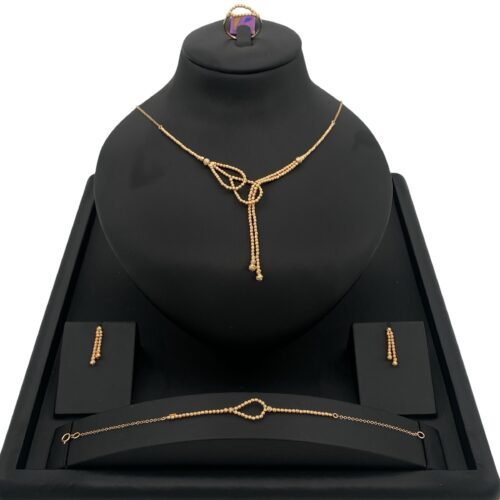 طقم ذهب عيار 21 الوزن 13.95 جرام