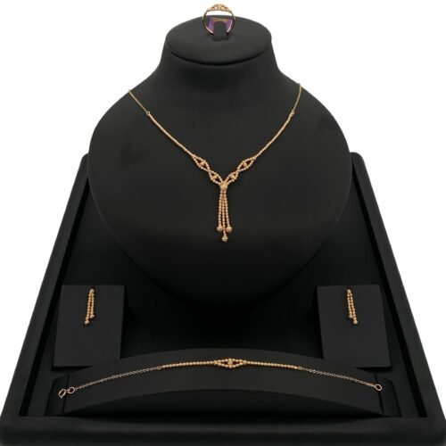 طقم ذهب عيار 21 الوزن 12.31 جرام