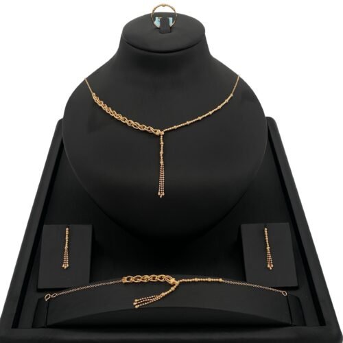 طقم ذهب عيار 21 الوزن 12.93 جرام