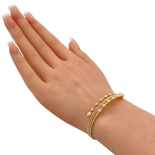 أسوارة هيفاء ذهب عيار 18 الوزن  5.36 جرام