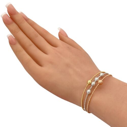 أسوارة هيفاء ذهب عيار 18 الوزن  5.52 جرام