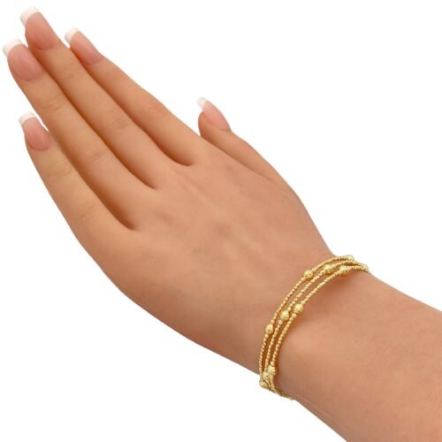 أسوارة هيفاء ذهب عيار 18 الوزن  5.68 جرام