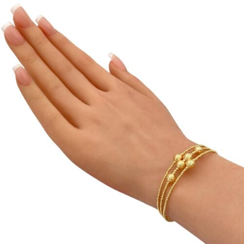 أسوارة هيفاء ذهب عيار 18 الوزن 5.33 جرام