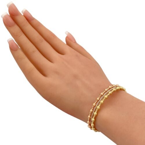 أسوارة هيفاء ذهب واقفة عيار 18 وزن 8.01 جم تكمّل أناقتك اليومية