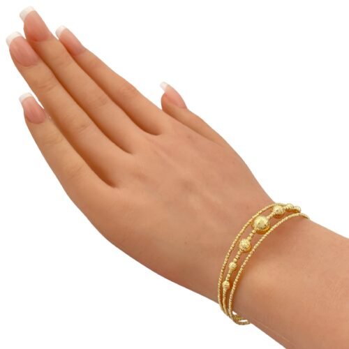 أسوارة هيفاء ذهب عيار 18 وزن 5.29 جم تعكس ذوقك الرفيع