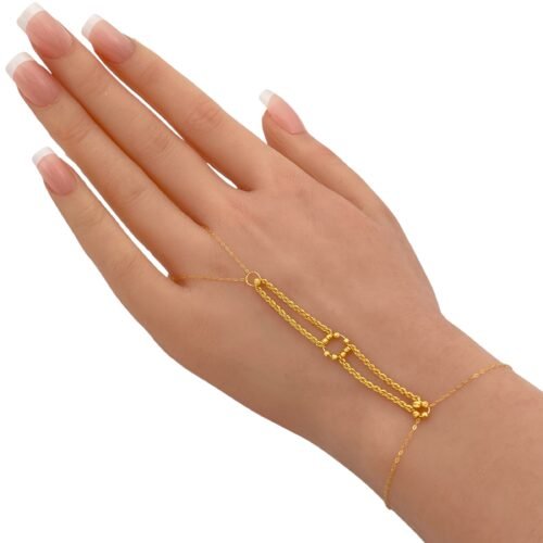 كف ذهب عيار 21 الوزن 1.23 جرام