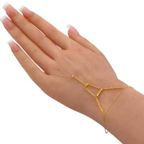 كف ذهب عيار 21 الوزن 1.11 جرام