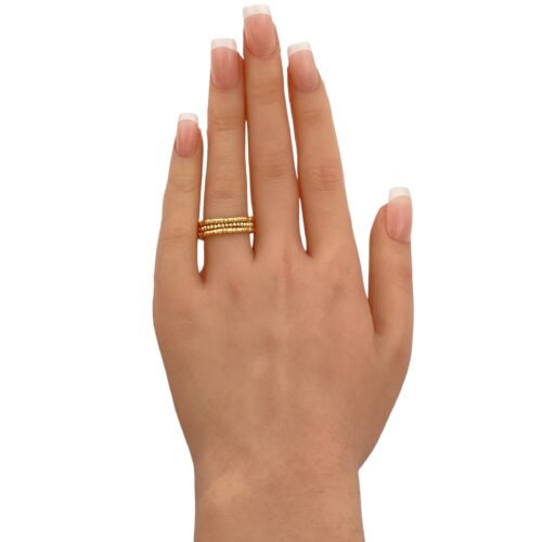 خاتم هيفاء ذهب عيار 18 الوزن 2.10 جرام