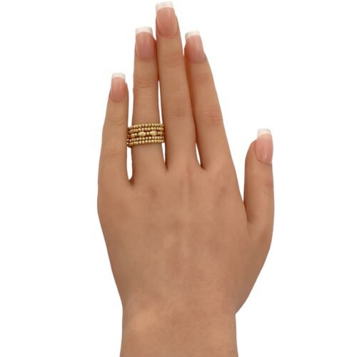 خاتم هيفاء ذهب عيار 18 الوزن 2.84 جرام