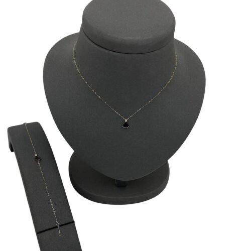 عقد واسواره ذهب عيار 18 الوزن 0.87 جرام