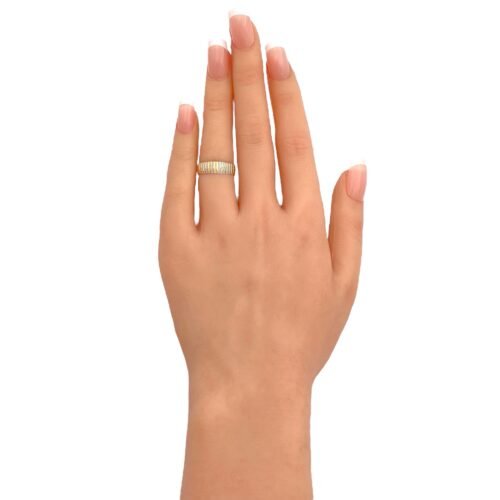 دبله ذهب عيار 21 الوزن 2.19 جرام