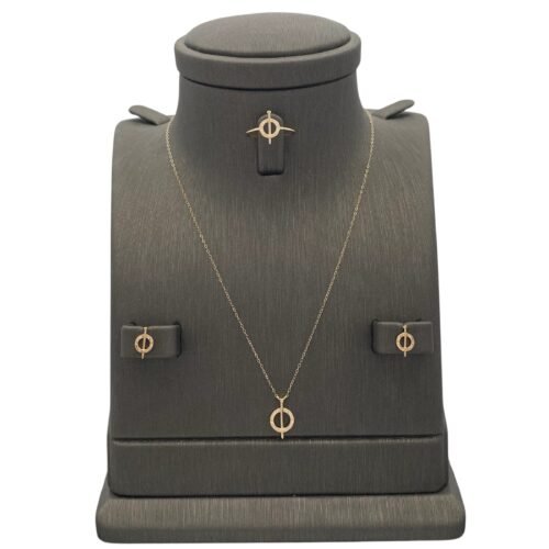 نصف طقم اطفال ذهب عيار 18 الوزن 1.43 جرام