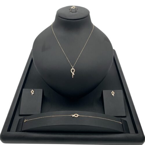 طقم ذهب عيار 18 الوزن 3 جرام