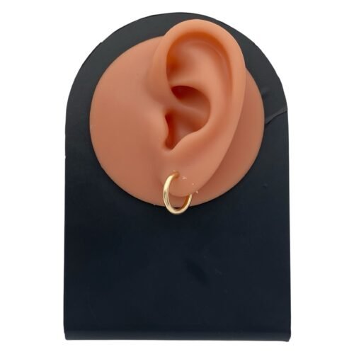 حلق ذهب عيار 18 الوزن 0.96 جرام