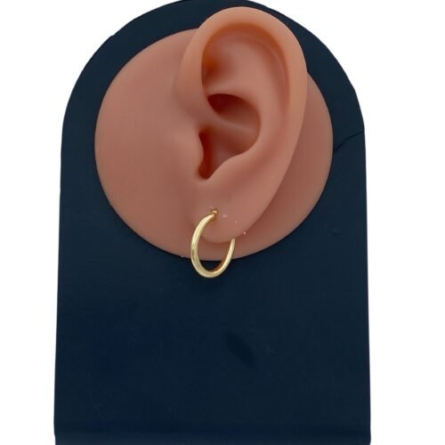 حلق ذهب عيار 18 الوزن 0.93 جرام