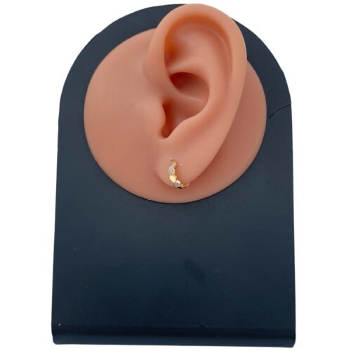 حلق أطفال ذهب عيار 18 الوزن 0.77 جرام