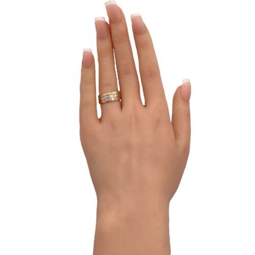 مرامي ذهب عيار 18 الوزن 6.45 جرام