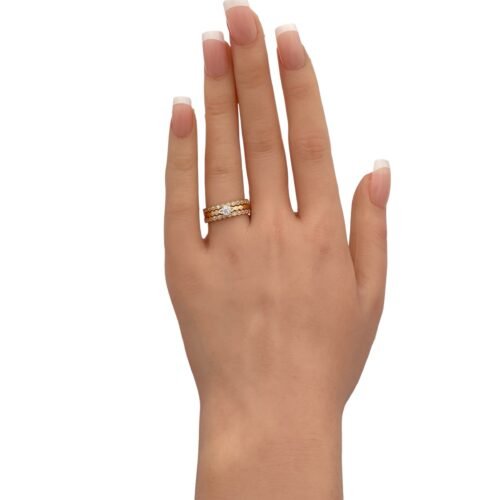 توينز ذهب عيار 18 الوزن 3.90 جرام