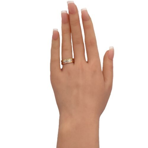 مرامي ذهب عيار 18 الوزن 2.79 جرام