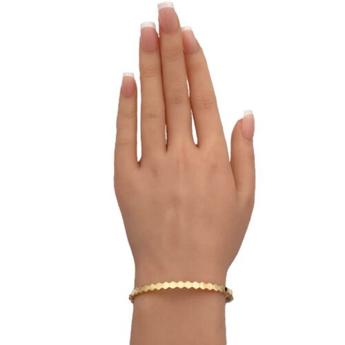 اسواره واقف ذهب عيار 18 الوزن 6.81 جرام