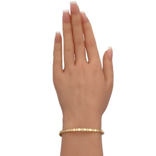 اسواره واقف ذهب عيار 18 الوزن 5.27 جرام