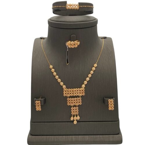 طقم ذهب عيار 21 الوزن 14.59 جرام