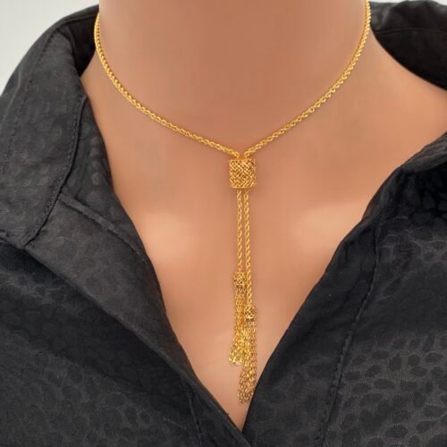 سبحه ذهب عيار 21 الوزن 4.49 جرام