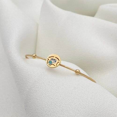 اسواره اطفال ذهب عيار 18 الوزن 3.24 جرام