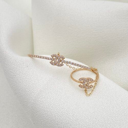 اسواره وخاتم اطفال ذهب عيار 18 الوزن 2.12 جرام