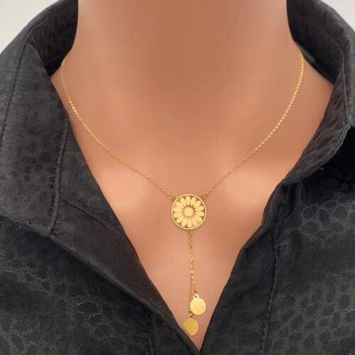 عقد ذهب عيار 21 الوزن 0.95 جرام