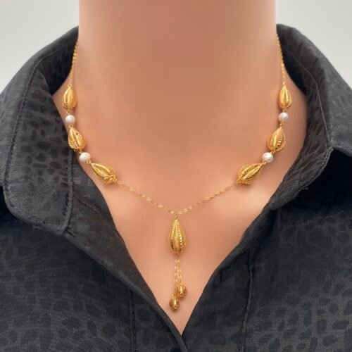 سبحه ذهب عيار 21 الوزن 5.06 جرام