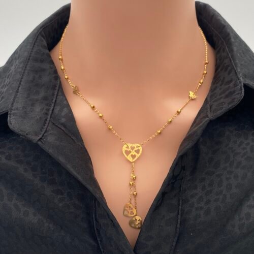 سبحه ذهب عيار 21 الوزن 3.71 جرام