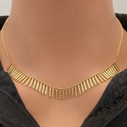 عقد ذهب عيار 18 الوزن 9.03 جرام