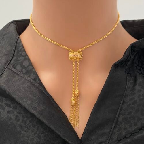 سبحه ذهب عيار 21 الوزن 5.67 جرام