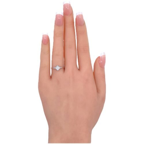 خاتم ذهب عيار 18 الوزن 0.86 جرام