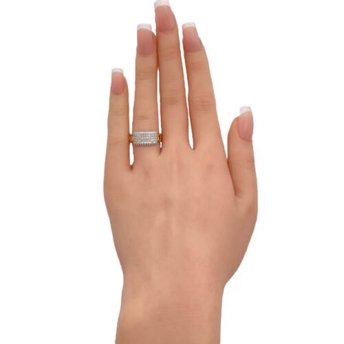 خاتم ذهب عيار 18 الوزن 3.42 جرام