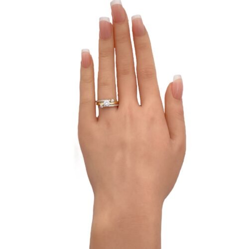 خاتم ذهب عيار 18 الوزن 2.54 جرام