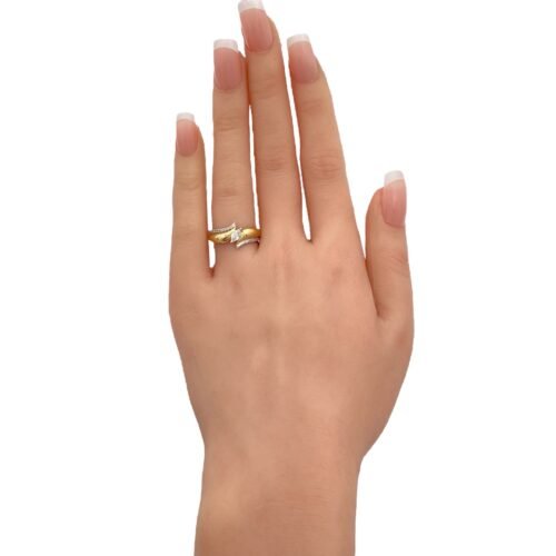 خاتم ذهب عيار 18 الوزن 2.20 جرام