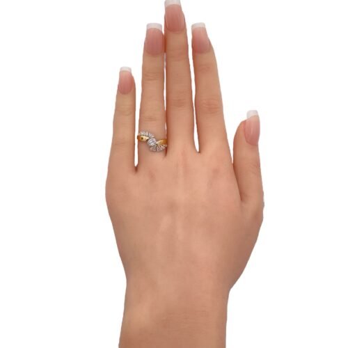 خاتم ذهب عيار 18 الوزن 1.56 جرام