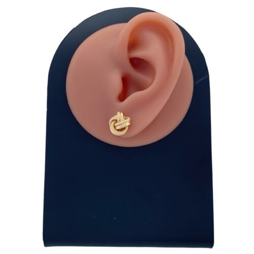 حلق ذهب عيار 18 الوزن 2.65 جرام