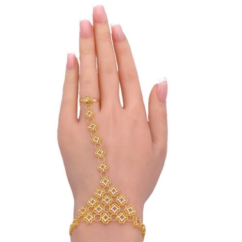 كف ذهب عيار 21 الوزن 7.27 جرام