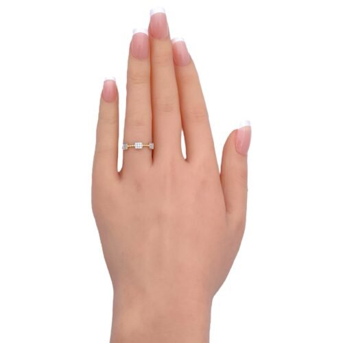 خاتم ذهب عيار 18