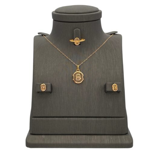 نصف طقم ذهب عيار 21 الوزن 3.37 جرام